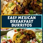 Easy Mexican Breakfast Burritos