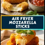 Air Fryer Mozzarella Sticks