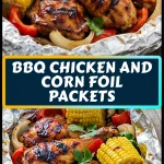 bbq chicken and corn foil packets