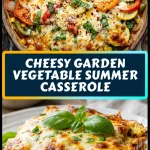 Cheesy Garden Vegetable Summer Casserole