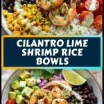 cilantro lime shrimp rice bowls
