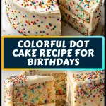 Colorful Dot Cake Recipe for Birthdays
