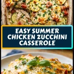 easy summer chicken zucchini casserole
