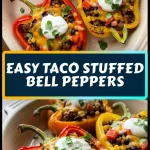 easy taco stuffed bell peppers