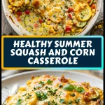 Healthy Summer Squash and Corn Casserole