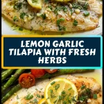 lemon garlic tilapia with fresh herbs