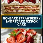 No-Bake Strawberry Shortcake Icebox Cake