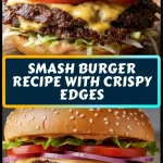 Smash Burger Recipe with Crispy Edges