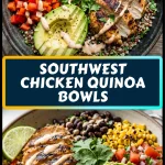 Southwest Chicken Quinoa Bowls