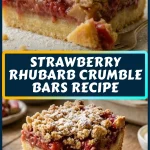Strawberry Rhubarb Crumble Bars Recipe