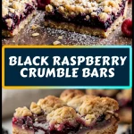 Black Raspberry Crumble Bars